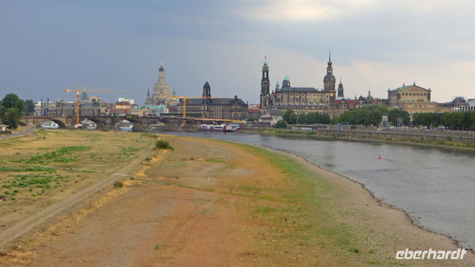 Blick auf die Altstadt von Dresden