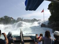 Fahrt per Boot zum Rheinfall