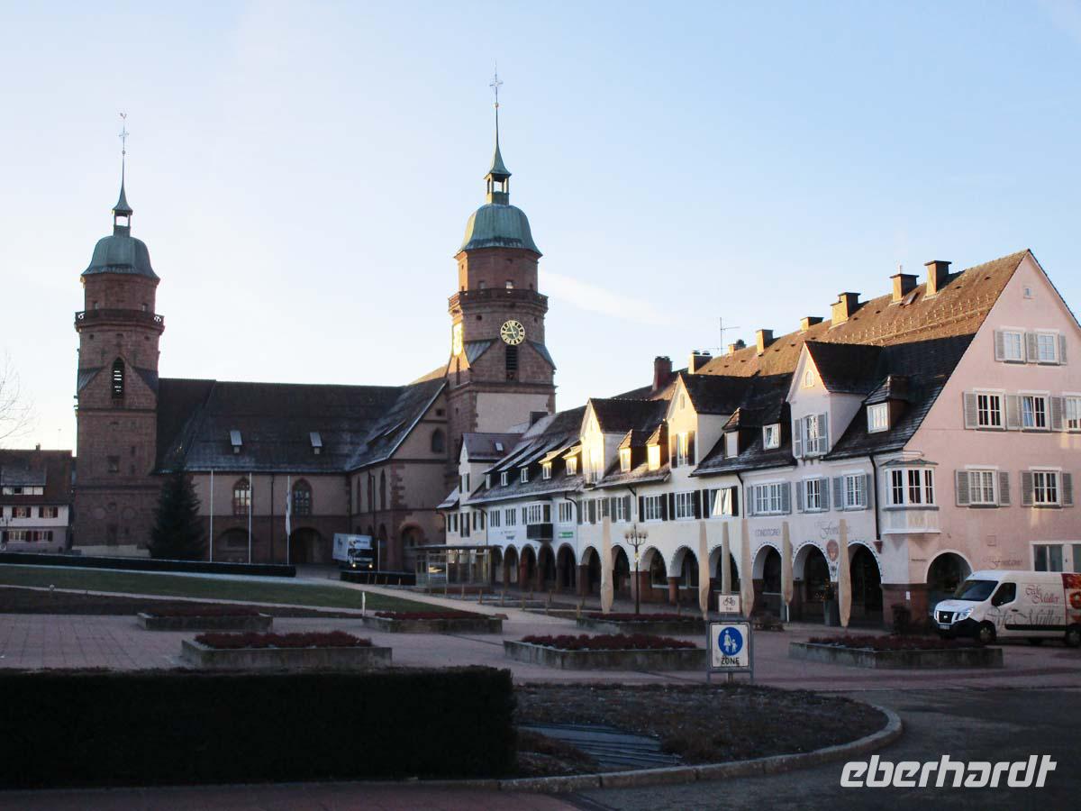 Auf dem Marktplatz in Freudenstadt