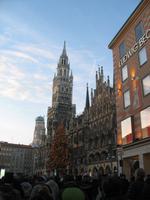 München,Rathaus, Frauenkirche