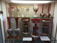 Glaskelche zur Repräsentation des Adels.