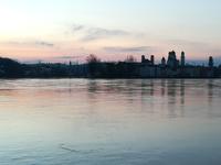 In Abendstimmung zurück nach Passau.