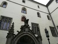 Im Innenhof von Schloß Egg.