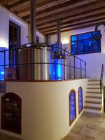 Blick in die neue Privatbrauerei der Fam. Schneider in Essing