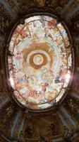 das Deckengemälde der Abtei im Kloster Weltenburg