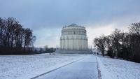 Blick zur Befreiungshalle auf dem Michelsberg bei Kelheim