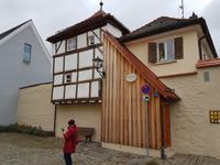 an der Stadtmauer von Beilngries wurde die Häuser angebaut