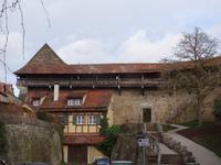 Rothenburg o.T. Aufgang zur Stadtmauer