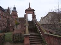 Schloss Johannesburg - Zugangstreppe