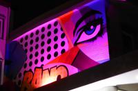 Saarbrücken, Hotel am Triller, Wandmalerei von Sen2