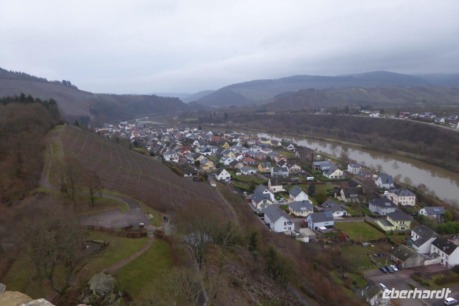 Saarburg, 360° Blick von der Burg 