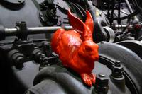 Völklinger Hütte, Dürerhase von Ottmar Hörl 