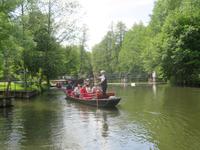 Spreewald-Kahn auf der Hauptspree in Leipe