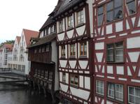 Alte Fachwerkhäuser in der Ulmer Fischerstadt