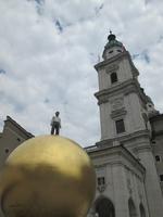 Salzburg:Sphaera und Domturm