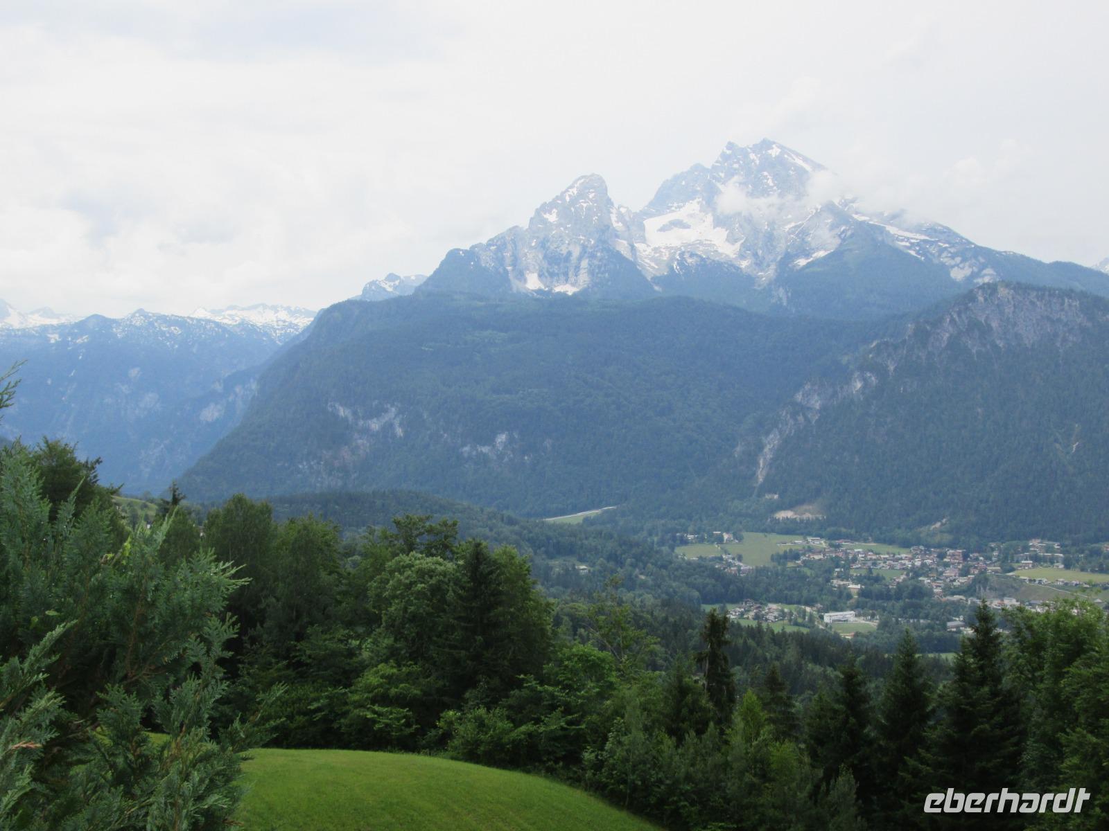 Watzmann vom Gasthof Hochlenzer