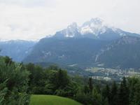 Watzmann vom Gasthof Hochlenzer