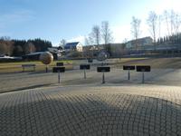 Planetenpark vor dem Raumfahrtmuseum Morgenröthe-Rautenkranz