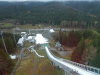 Blick vom Anlaufturm der Schanze