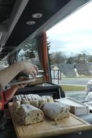 Stollen als Stärkung vor der Fahrt nach Plauen