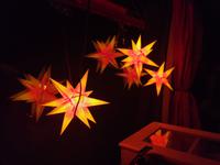 Bus-Dekoration an Heiligabend