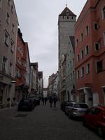 Regensburg: Straße in der Altstadt