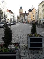 Straubing: Ludwigsplatz mit Stadtturm