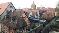 Rothenburg ob der Tauber - Spaziergang oberhalb der Stadtmauer
