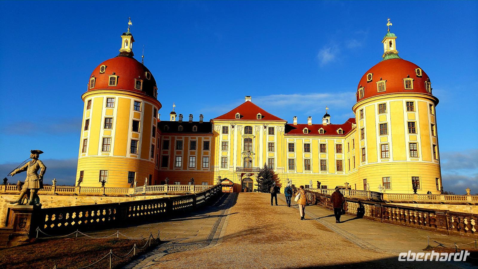 Schloss Moritzburg bei schönstem Wetter!