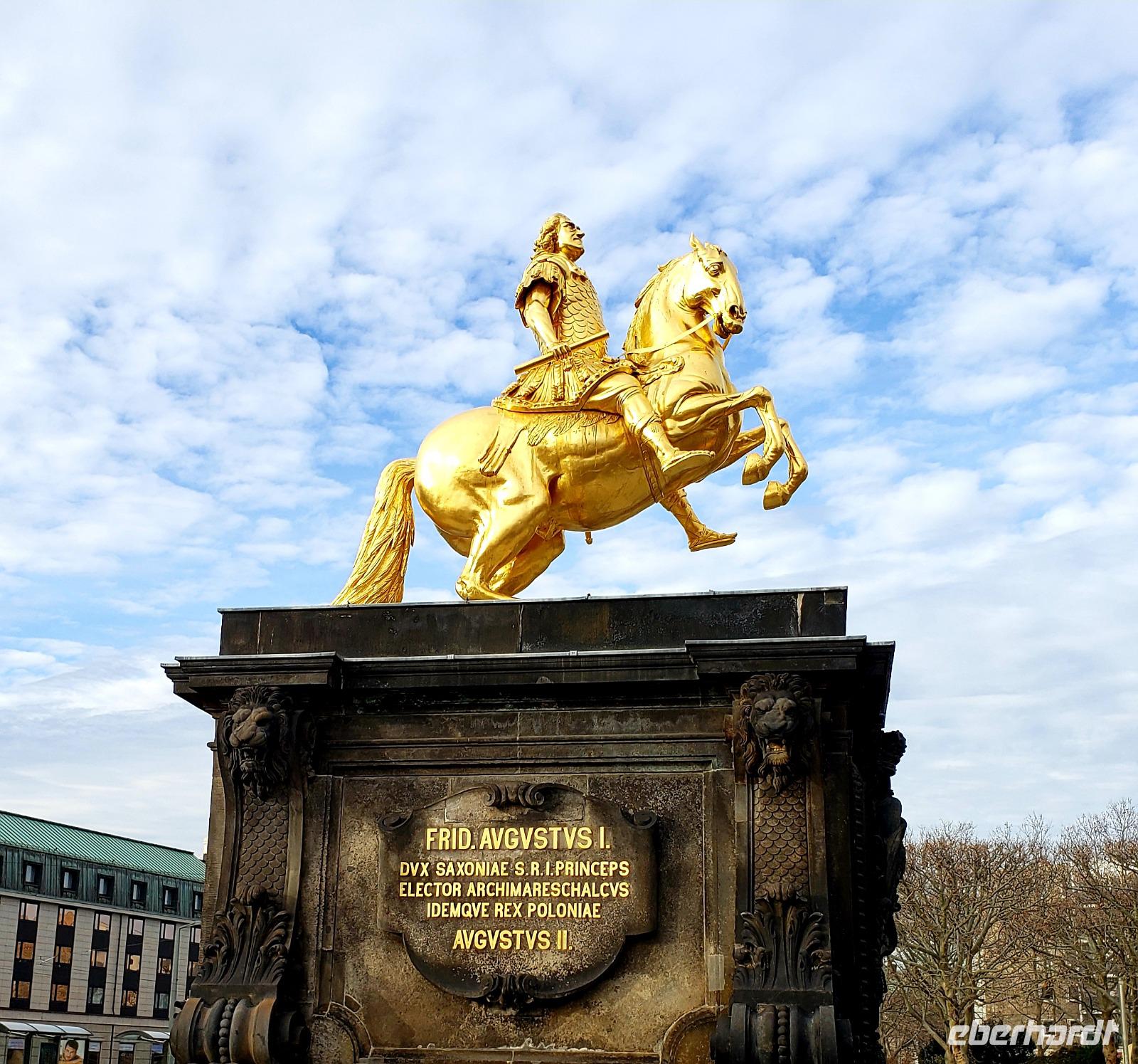 Der goldene Reiter August der Starke 