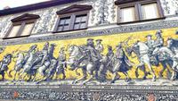 Der Zug der Fürsten in der Altstadt von Dresden