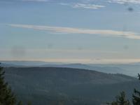 Großer Inselberg Blick in den Thüringer Wald