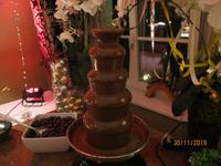 Schokoladenbrunnen zu Silvester