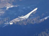 9. Zugspitzblick zur Schanze Garmisch