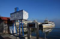 Fähranleger in Prien am Chiemsee - Fahrt auf der Berta