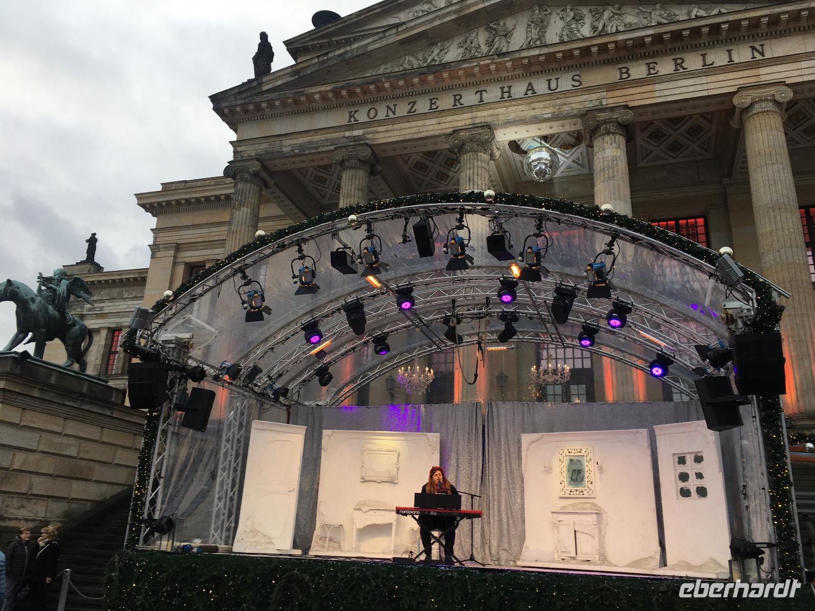 Bühne auf dem Gendarmenmarkt