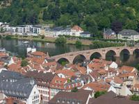 Blick vom Schloß auf die Alte Brücke