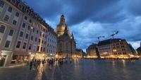abendliche Stadtführung in Dresden - Neumarkt und Frauenkirche
