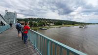 Spaziergang über das Blaue Wunder - die Loschwitzer Brücke