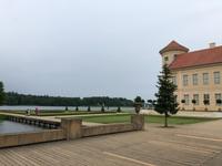 Blick auf Garten und Schloss Rheinsberg