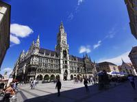 Neues Rathaus auf dem Marienplatz, München