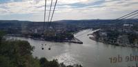 Koblenz - Festung Ehrenbreitstein - Blick zum Deutschen Eck