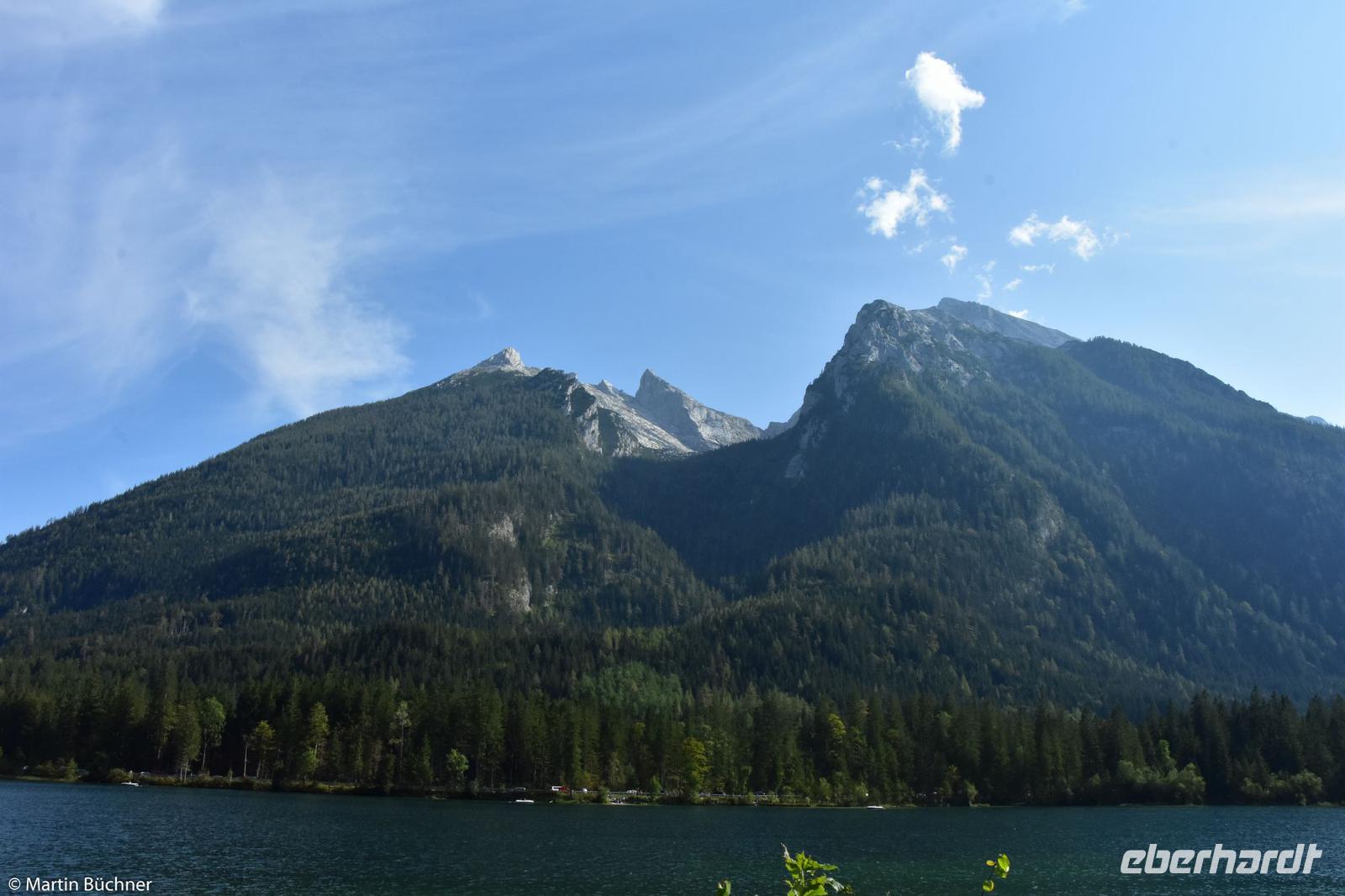 Hintersee - Blick zur Blaueishütte - Bildmitte Schärtenspitze 