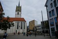 Kirche und Rathaus in Friedrichshafen