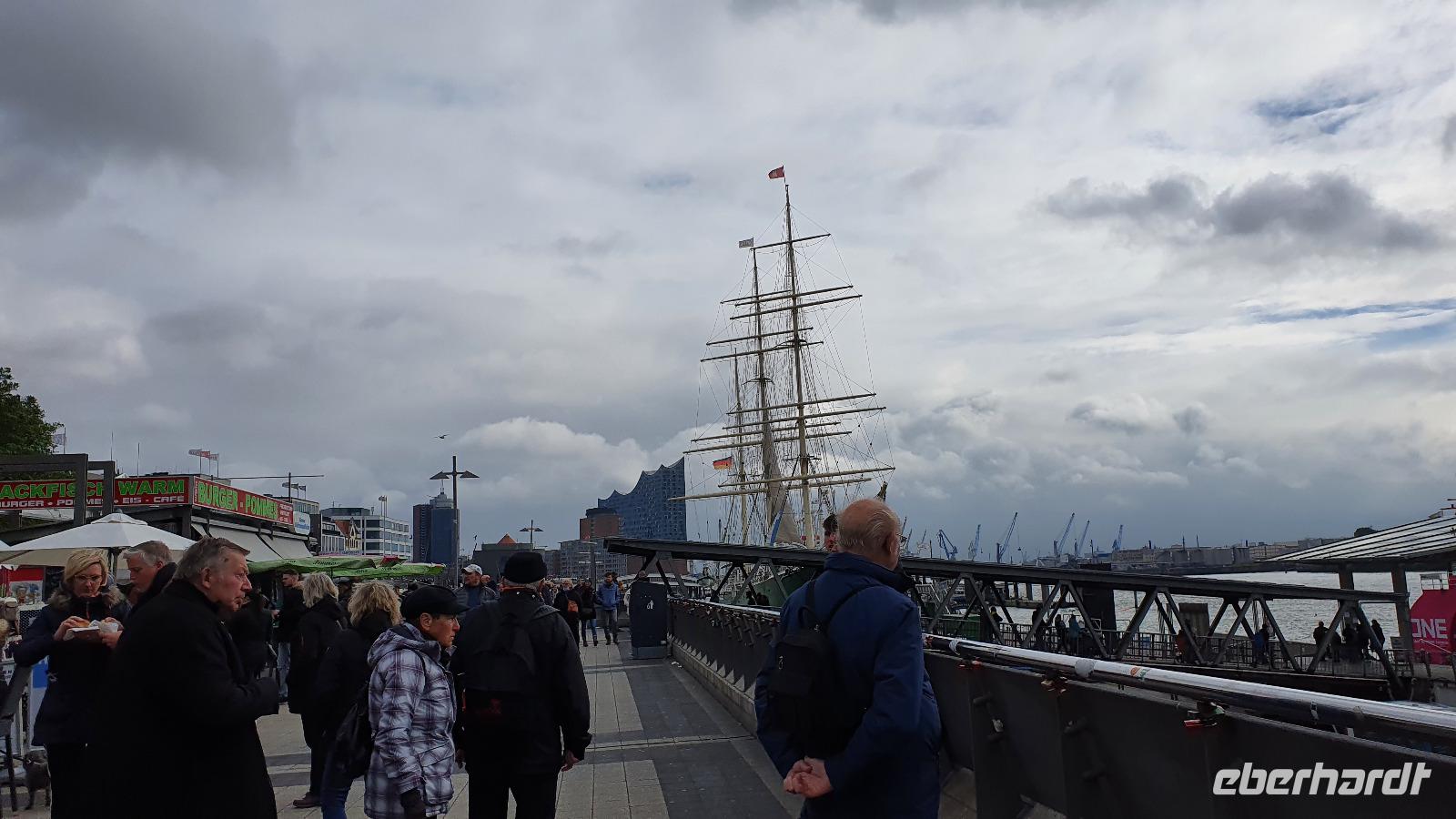 Promenade an den Landungsbrücken