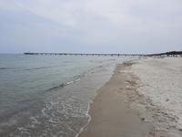 Strand von Prerow mit Seebrücke