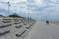 Küstenschutz - sog. Deckwerk - an der Nordwestseite Norderneys - soll Schutz gegen die gefährlichen Sturmfluten bilden