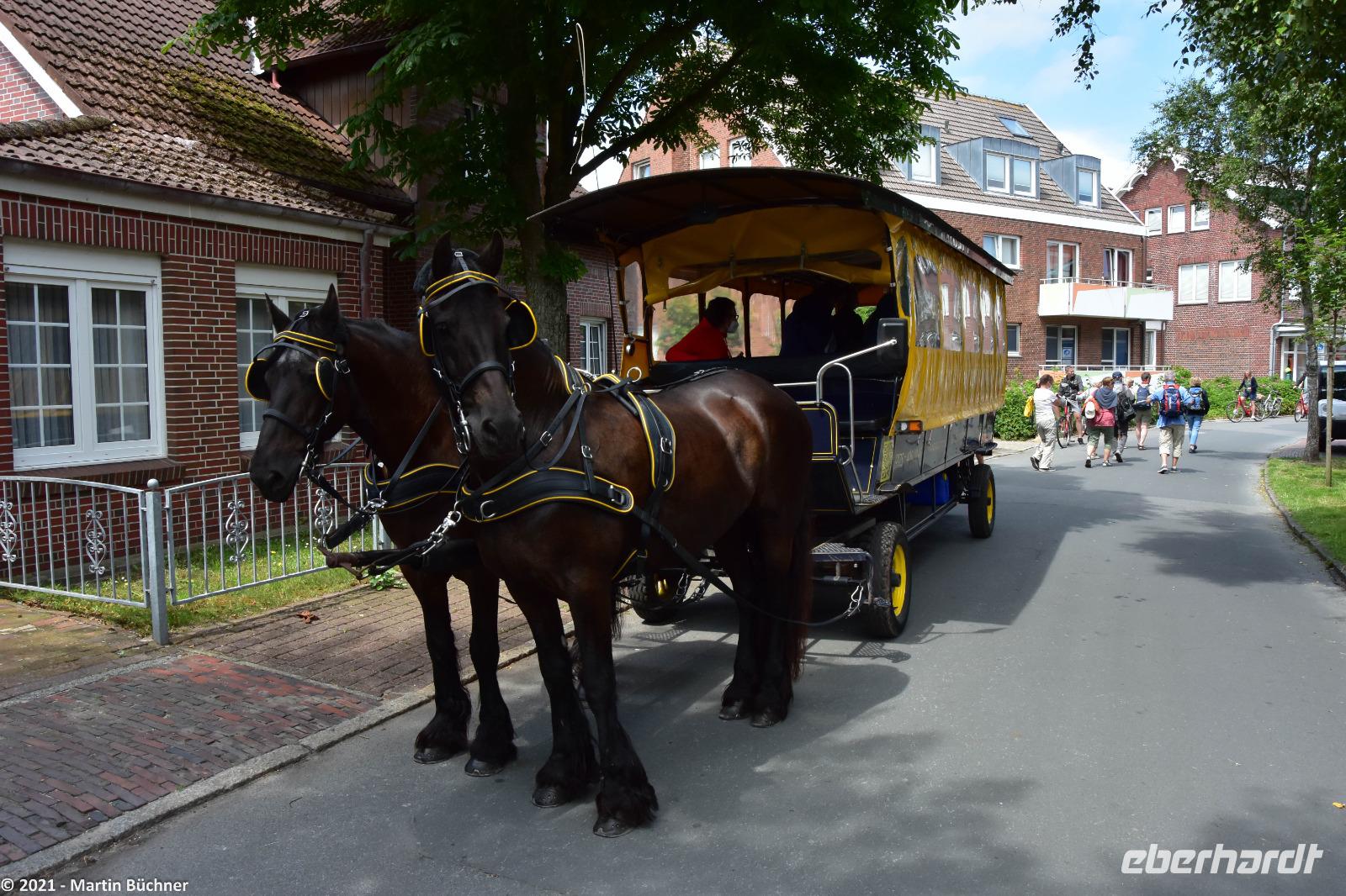 Mit der Kutsche unterwegs auf Langeoog