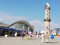 Warnemünde, Teepott und Leuchtturm