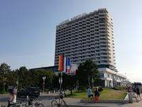 Warnemünde, im Hotel Neptun sind wir 8 Tage